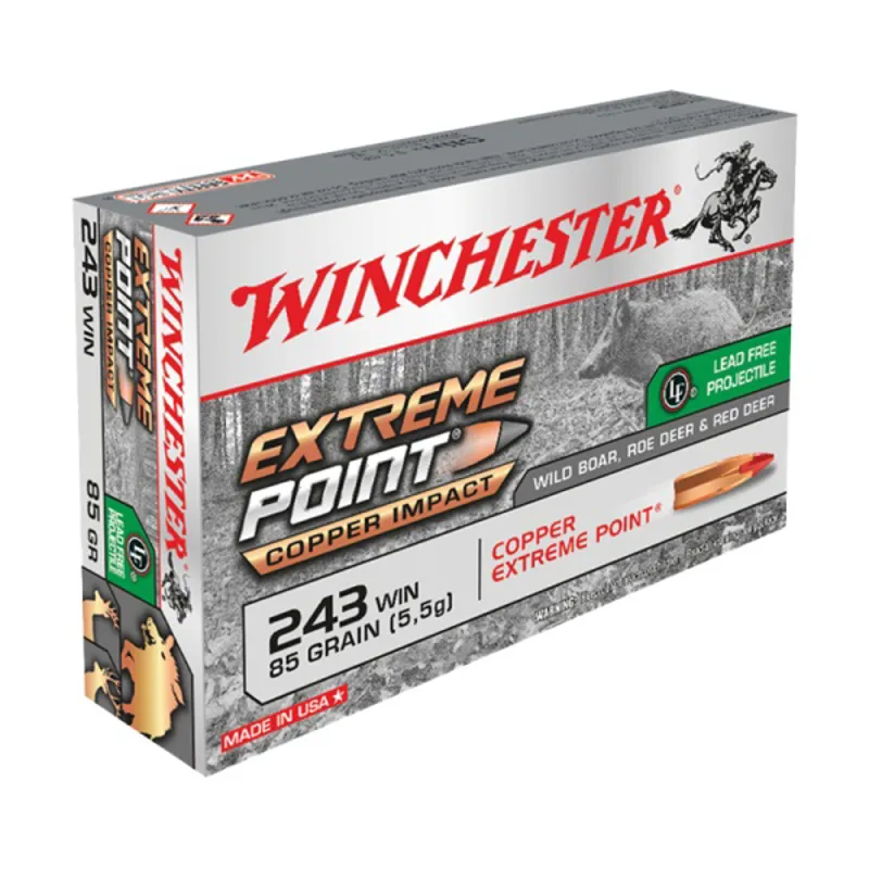 Winchester .243 85g Extreme Point Ammunition